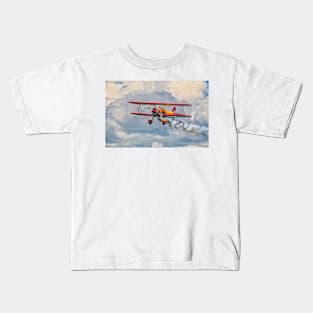 450 HP Stearman Kids T-Shirt